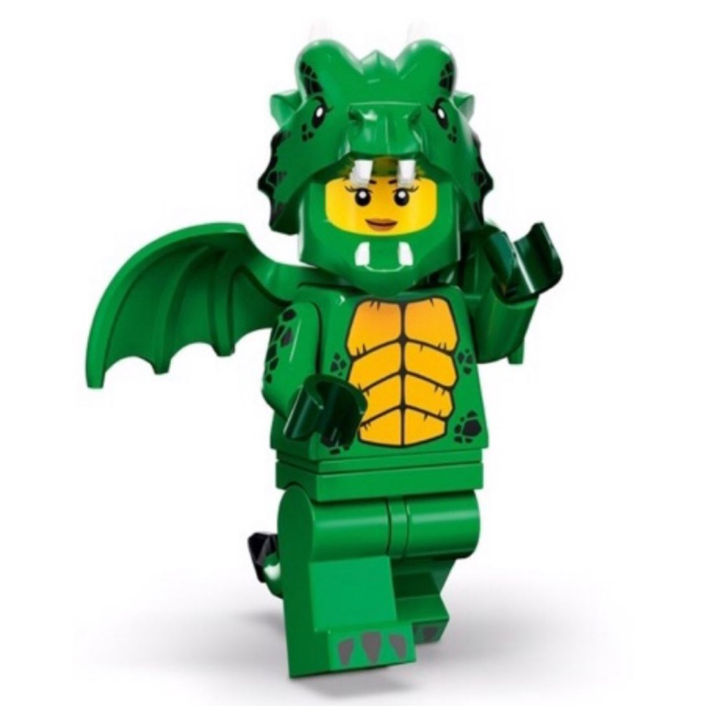 [ANDY] LEGO 樂高 人偶 71034 12號 綠龍裝 綠龍人 第23代人偶包 Green Dragon