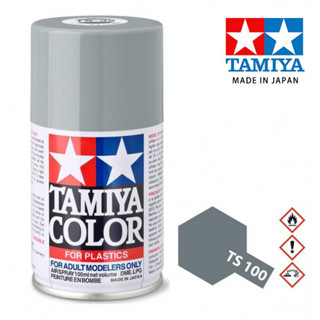 【模型屋】現貨 TAMIYA 田宮 模型 噴漆 噴罐 油性漆 85100 TS100 TS-100 亮槍金屬 槍鐵色