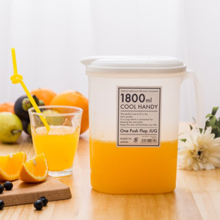 現貨 日本原裝進口 PP冷水壺 帶手柄 冰箱冷藏 果汁杯 大容量 耐熱120度C A67291 BEFE時尚精品