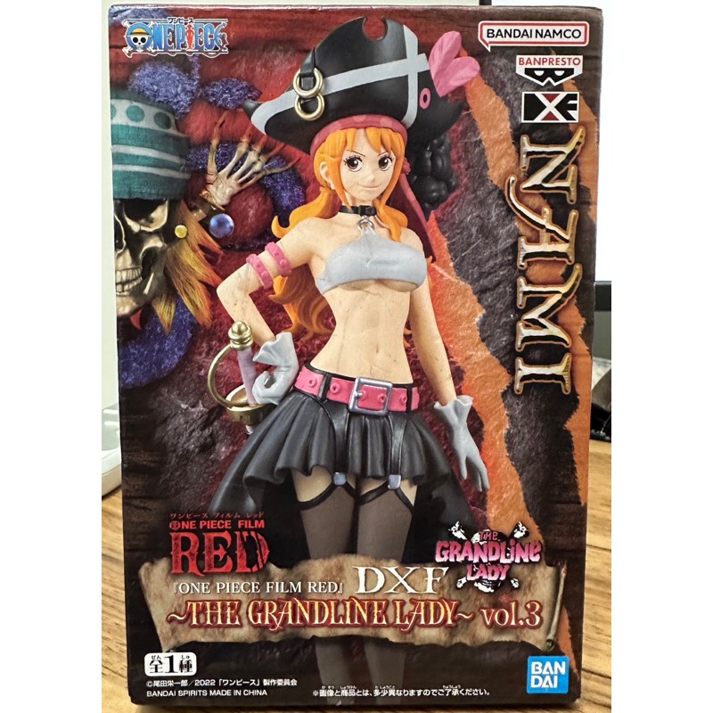 （金證）海賊王 航海王 劇場版 RED DXF THE LADY vol.3 娜美