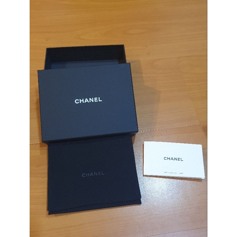 Chanel 香奈兒 皮夾 短夾 防塵套 防塵袋 收納盒 說明書 包裝盒 配件