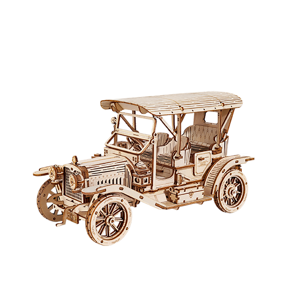 Robotime 立體木製組裝模型 復古老爺車