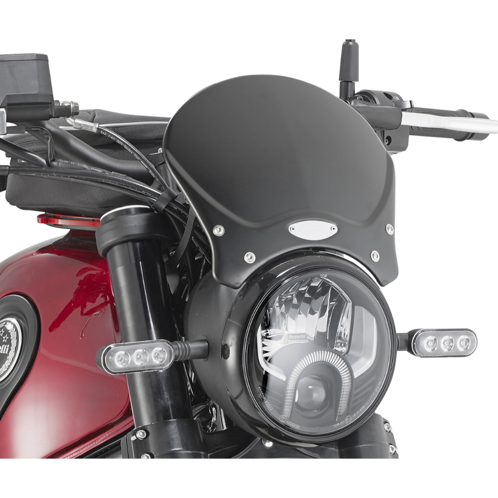 [ Moto Dream 重機部品 ] GIVI AL8704A+100ALB 風鏡組 Leoncino 500