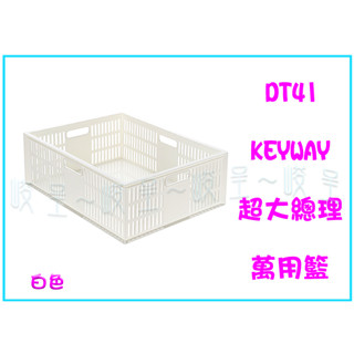 『 峻呈 』(全臺滿千免運 不含偏遠 可議價) 聯府 DT-41 DT41 總理最大萬用籃 收納籃 整理籃 置物籃