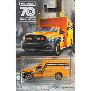 Matchbox 火柴盒 70週年 紀念版 MOVING PARTS 2019 RAM AMBULANCE 救護車