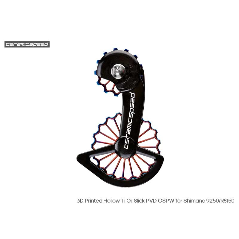 CeramicSpeed 3D 列印鈦合金 Shimano 9250/R8150 13+19 鍍層加大導輪