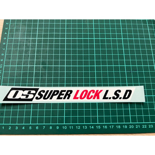 OS GIKEN SUPER LOCK LSD 原裝貼紙