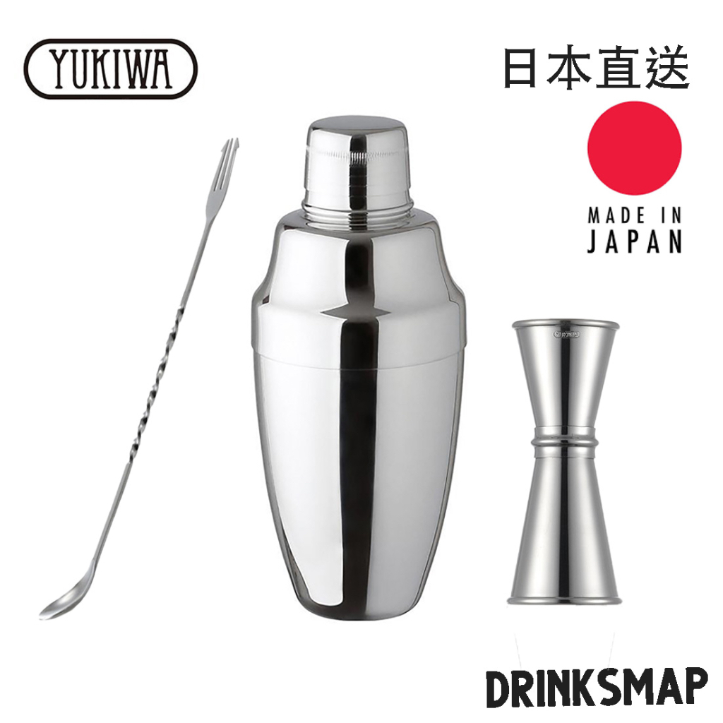 Drinksmap YUKIWA調酒組 日本製 調酒器具 雪克杯 量酒器 吧叉匙 日本 調酒 Cocktail Set