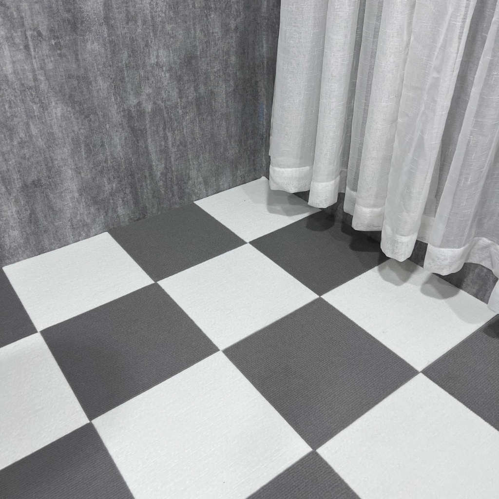 無膠地板貼｜日本自吸拼接地毯(30*30) 11片入 巧拼地墊 地板爬行墊 拼接地毯 臥室地毯 寵物地毯 免膠地板