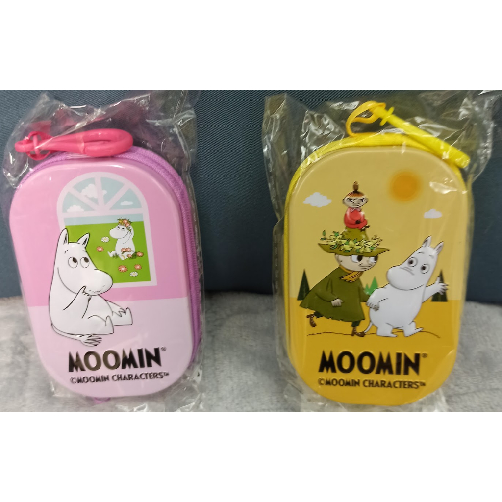 MOOMIN 嚕嚕米 空鐵盒/夾鏈收納包