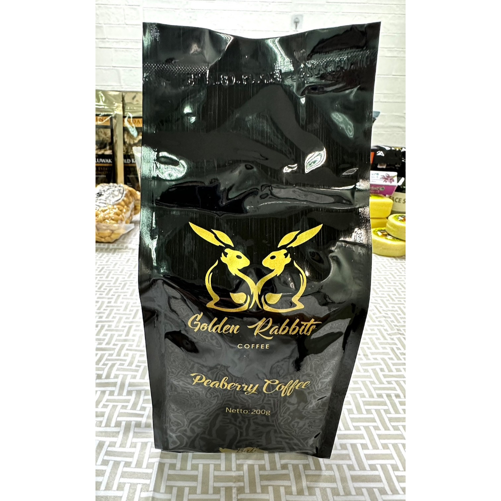 印尼  金兔咖啡 GOLDEN RABBITS COFFEE 咖啡豆 200克 BALI