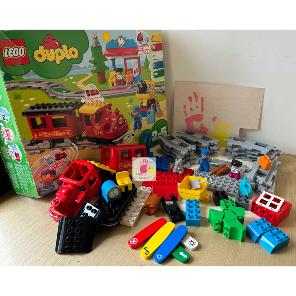 二手得寶樂高系列Lego duplo-蒸汽列車10874(2018)