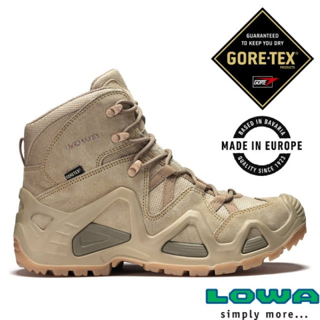 【德國 LOWA】送》男 歐洲製造 中筒超輕量全防水多功能登山軍用鞋 戰術靴 戰鬥靴 生存遊戲_LW310537