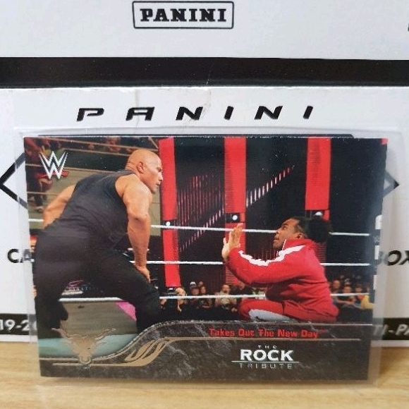 Topps The Rock WWE 巨石強森 摔角卡 卡片