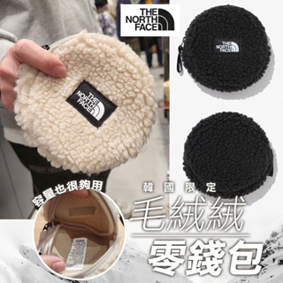 韓國限定 THE NORTH FACE 北臉 毛絨絨零錢包