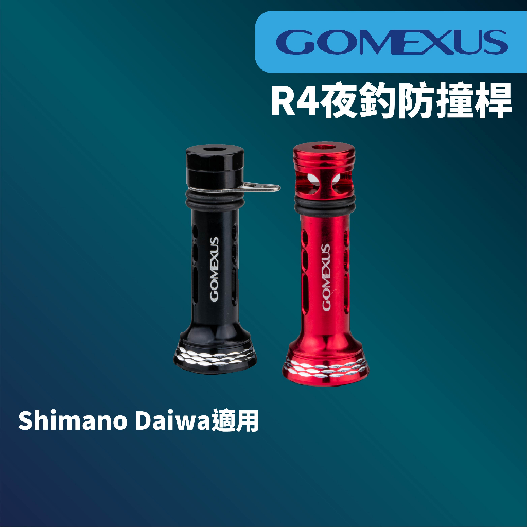 【獵漁人】台灣現貨 Gomexus R4 捲線器防撞桿 捲線器防傾倒 捲線器改裝 軟絲捲線器