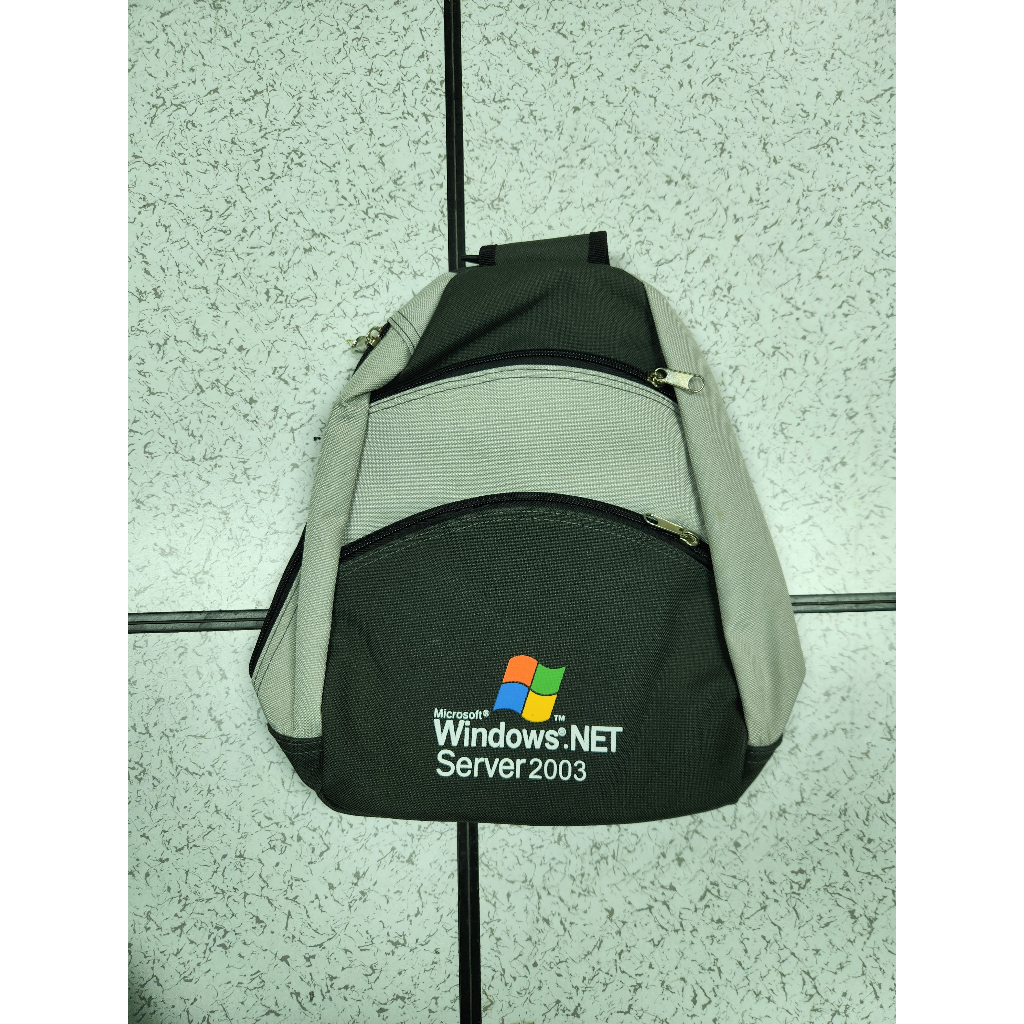 【全新】Microsoft 微軟特仕紀念款 單肩包 Windows.NET Server 2003