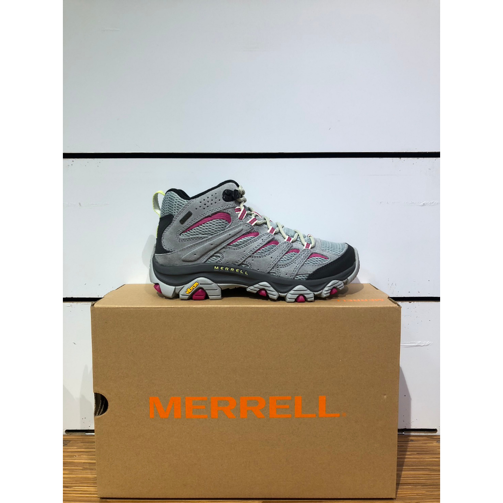 【MERRELL】MOAB3 GTX 女款 寬楦登山鞋 淺灰色ML037206