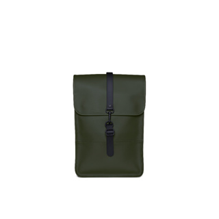 RAINS Backpack Mini經典防水迷你版長型後背包/ 綠色 eslite誠品