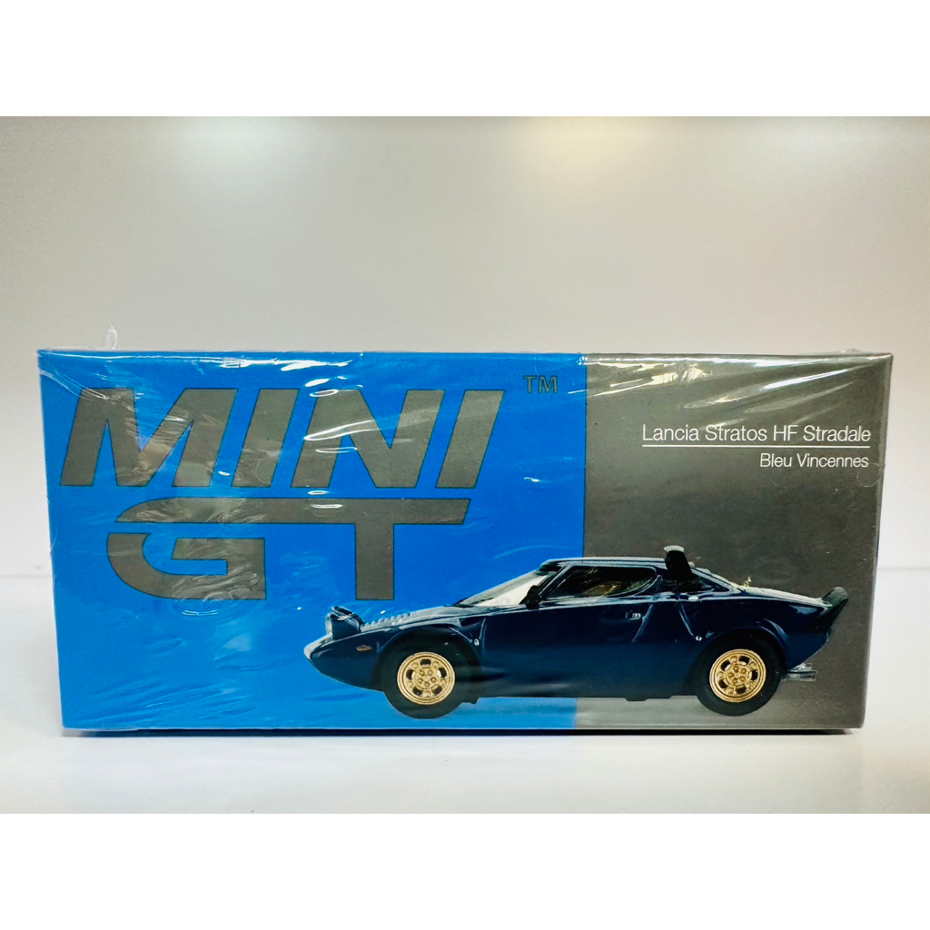 {TZ玩車庫} MINI GT #411 Lancia Stratos HF Stradale Bleu