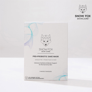 (即期品)SNOW FOX SKINCARE 日本清酒益生菌面膜5入 效期品出清 2024/11/17到期