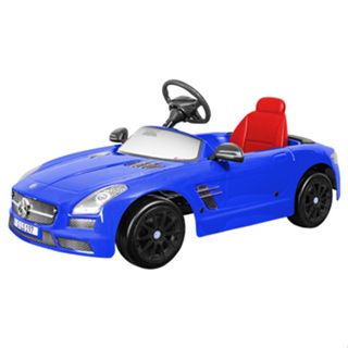 賓士 SLS AMG 兒童電動跑車-12V-藍色