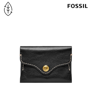 FOSSIL Heritage 復古信封真皮卡夾-黑色 SL8230001