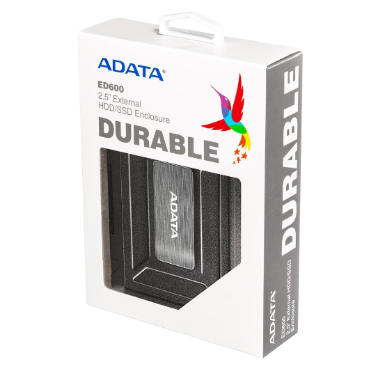 ADATA 威剛 2.5吋 硬碟外接盒 ED600 防水防震 SATA 介面 新款USB3.2 Gen1 免工具附傳輸線