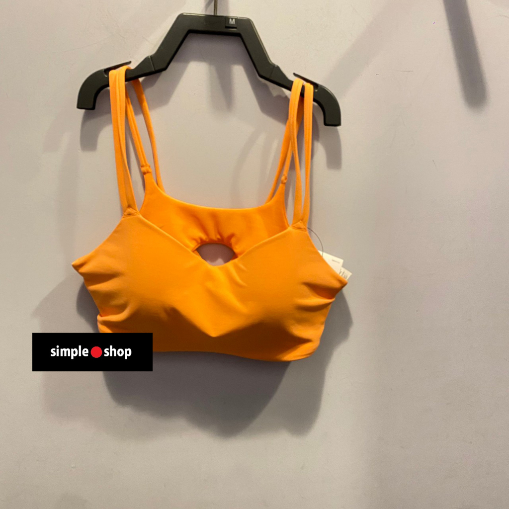 【Simple Shop】NIKE ALATE 運動內衣 訓練 輕度支撐 運內 胸罩 奶罩 粉橘色 DO6609-871
