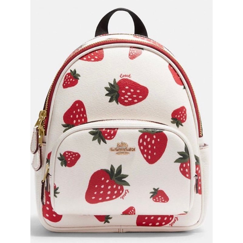 預購折扣優惠🍓～美國🇺🇸正品COACH可愛草莓🍓小背包💕