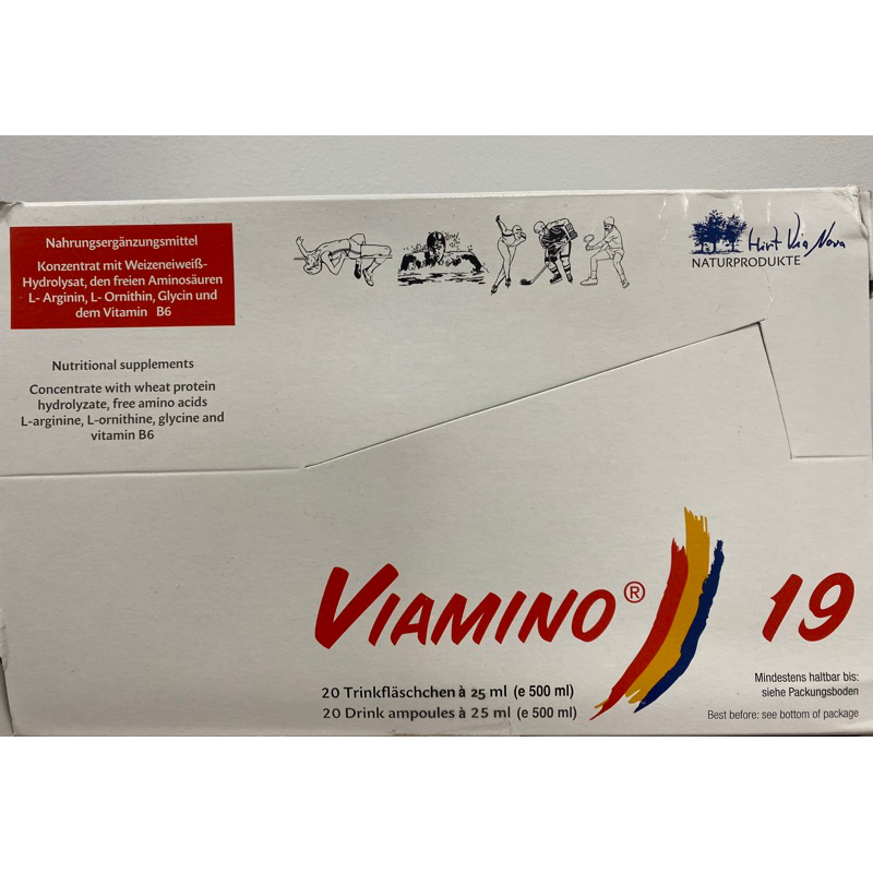 德國原裝 VIAMINO 19 安培天然液 20*25ml 最新期效2025/10/31，單筆最多3盒