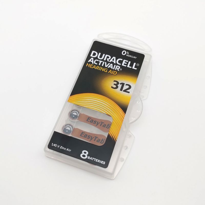 德國製 Duracell Activair 金鼎 助聽器電池 312 8顆1排 1.45V