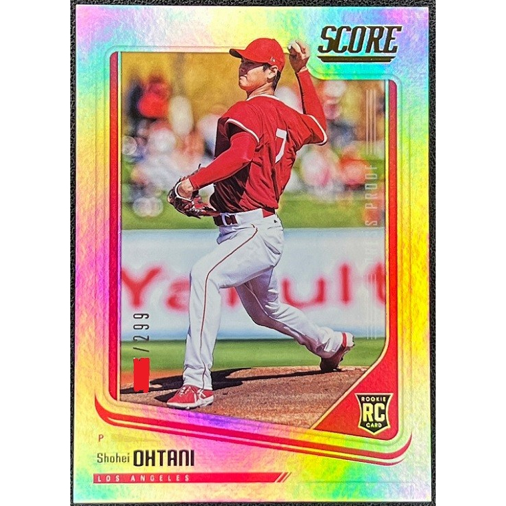 MLB 球員卡 Shohei Ohtani 大谷翔平 2018 Score #16 RC 限量299 新人卡