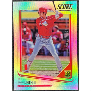MLB 球員卡 Shohei Ohtani 大谷翔平 2018 Score #11 RC 限量299 新人卡
