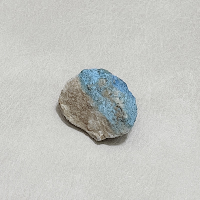 藍色絨銅礦之原礦礦石