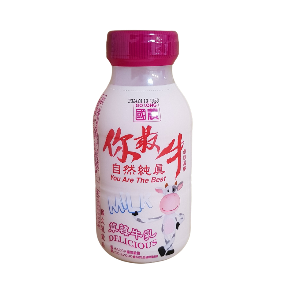 國農PP215ML草莓牛乳(6入)
