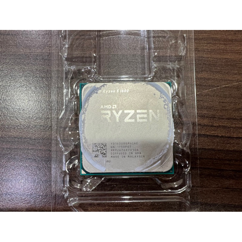 AMD Ryzen 5 1600 處理器  AMD R5 1600 6核12緒 AM4 CPU