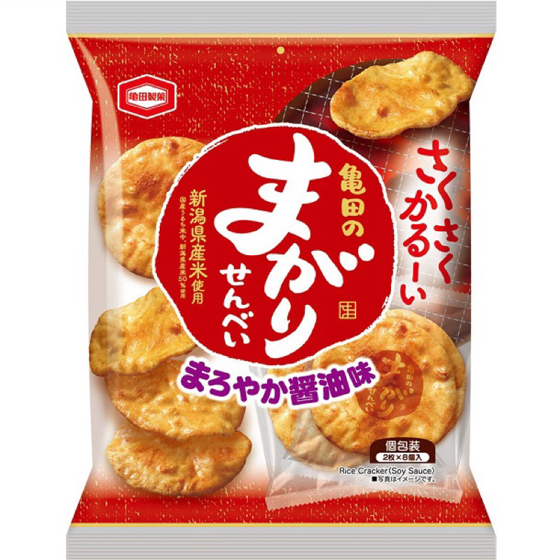 日本 龜田製菓 醬油米果 龜田 米果 醬油 餅乾