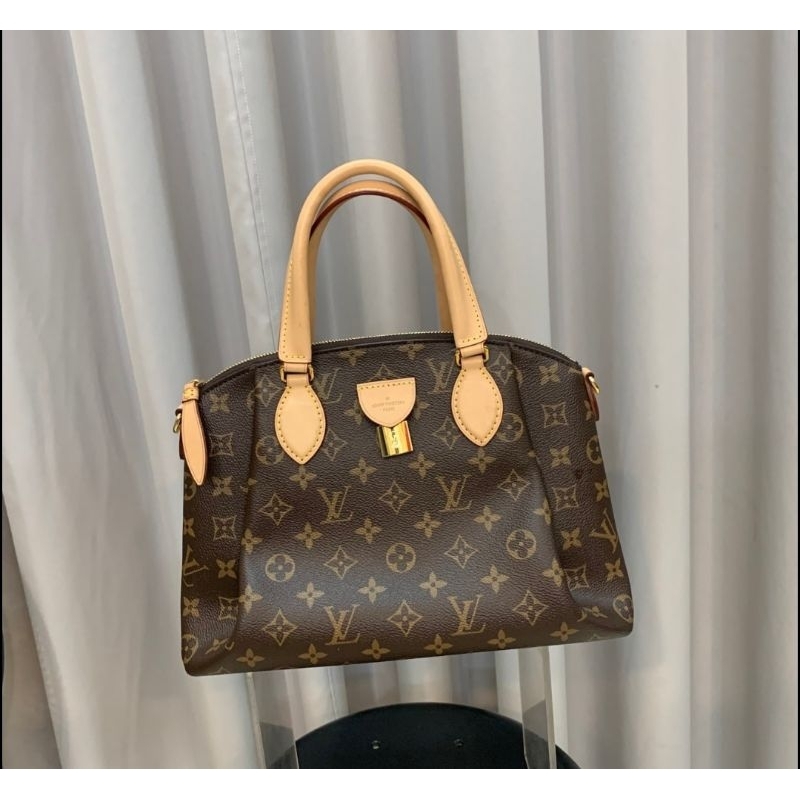 全新LV LOUIS VUITTON真品國外帶回。經典手提包(有購買證明)
