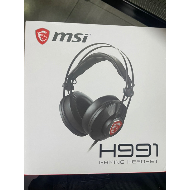 MSI H991 GAMING HEADSET 專業電競耳機 耳麥 有線耳機 麥克風
