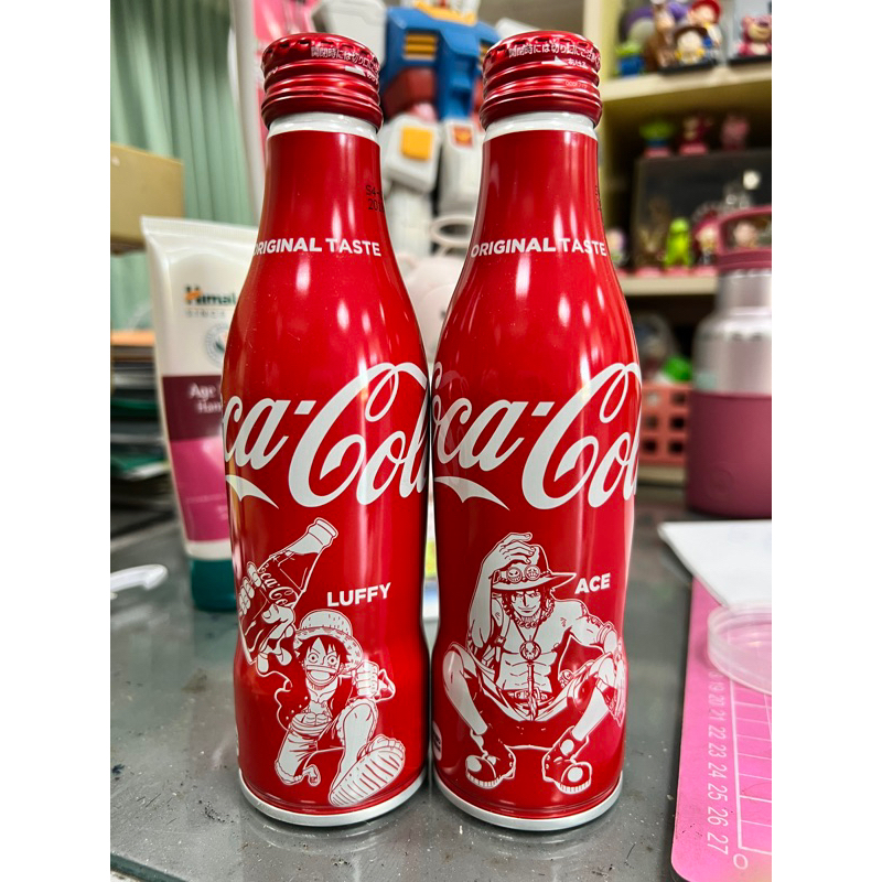 「現貨」2017年 cocacola 航海王 海賊王 魯夫 艾斯 可口可樂 鋁瓶紀念罐