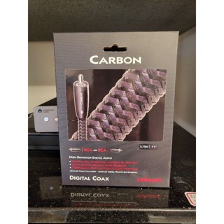 AudioQuest 美國聖線 Digital Coax Carbon 數位同軸線 0.75m 公司貨