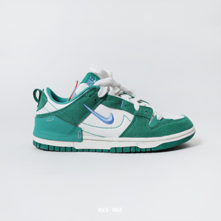 NIKE W DUNK LOW Disrupt 2 Malachite 白綠 雙勾 解構 休閒鞋【DH4402-001】