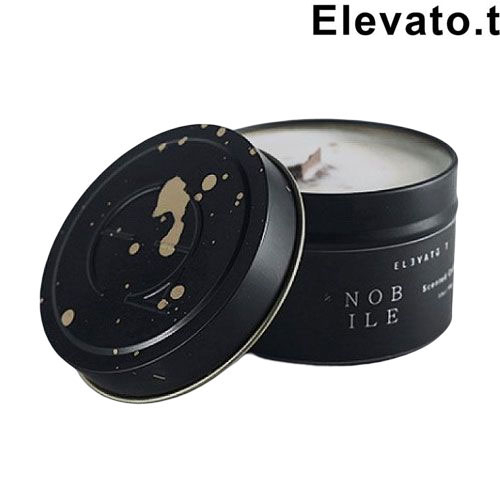 【Elevato.T】NOBILE 自然中性調 Scented Candle 霧面鋁製罐 香氛蠟燭 (金色) 化學原宿