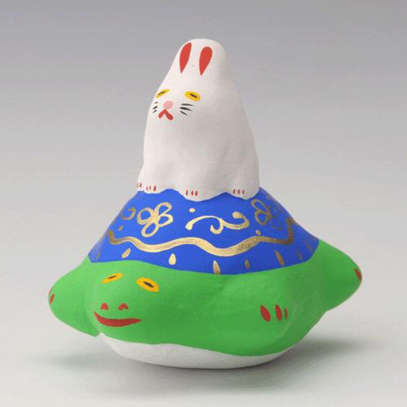 日本帶回 玩具工房 瀨戶燒 兔年 手工 陶製公仔
