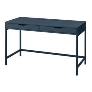 北歐工業LOFT風格經典IKEA宜家ALEX書桌工作桌電腦桌辦公桌抽屜桌/深藍色/二手 九成新