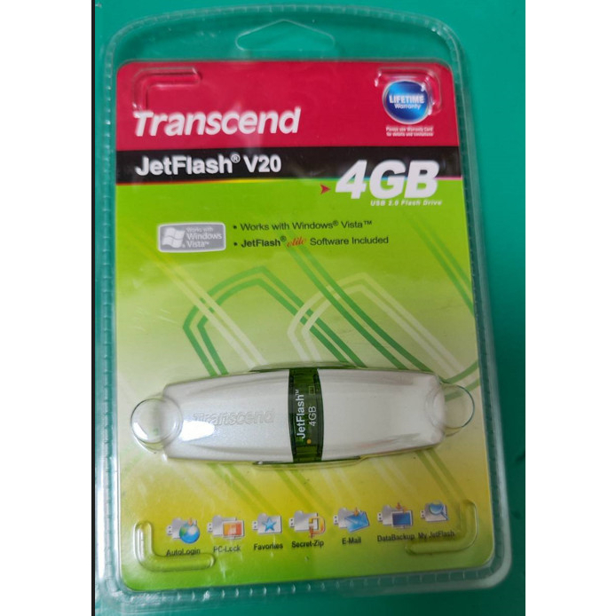 Transcend USB2.0隨身碟2G/4G