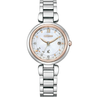 ∣聊聊可議∣CITIZEN 星辰 XC 心蕊 輕奢限定版 鈦金屬 光動能電波女錶-29mm ES9466-65W