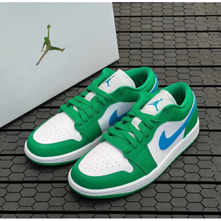 【EXIST】Nike Air Jordan 1 Low Lucky Green 幸運綠藍勾 DC0774-304