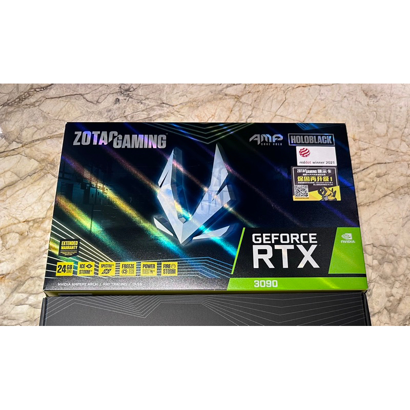 ZOTAC GeForce RTx 3090 AMP 保固至2027/10 顯卡 rtx3090 索泰 顯示卡